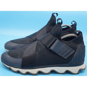 Sorel Women Kinetic Sneak NL3374-010 Black Slip On Sneaker Shoes US 10